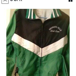 Vintage Granada Hills High School Droll Team Officer Windbreaker